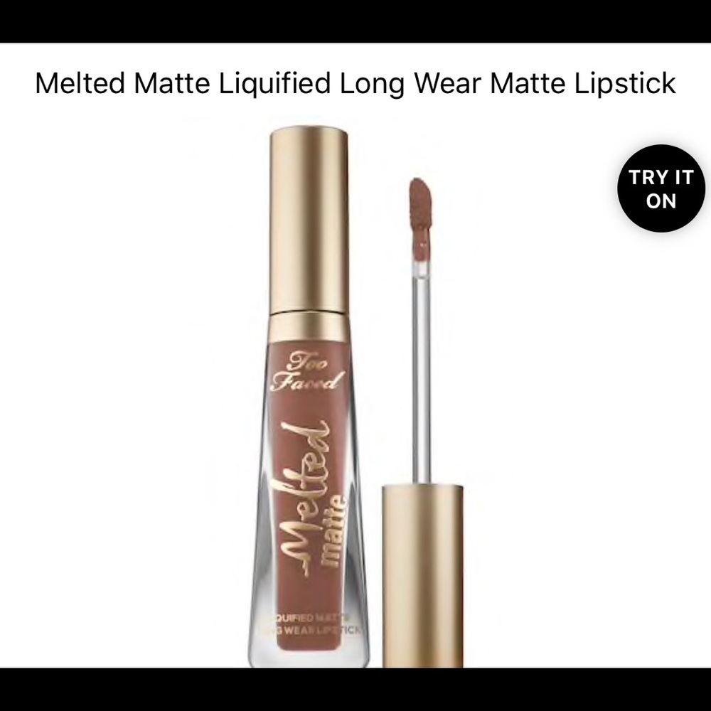 3 Too Faced Melted Lippies and 4 Tarte Lippies
